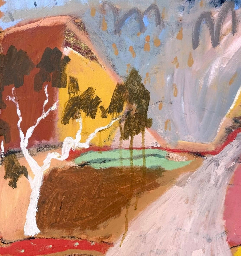 Track To Uluru - Original Artwork-Original Art-Greta Hounslow-Greenhouse Interiors Pty Ltd
