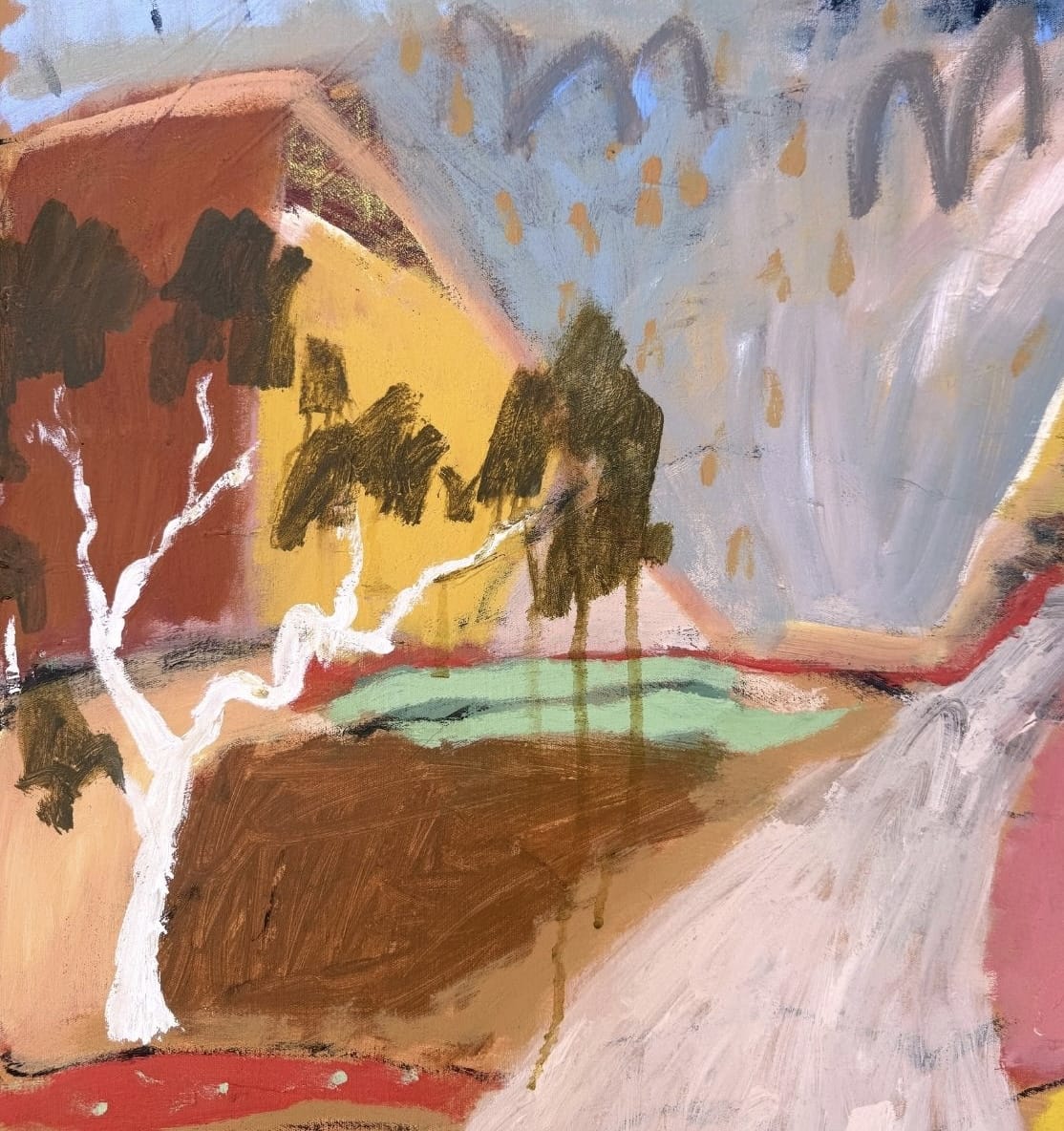 Track To Uluru - Original Artwork-Original Art-Greta Hounslow-Greenhouse Interiors Pty Ltd