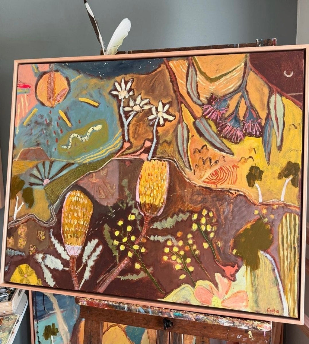 Where The Land Gathers - Limited Edition Print-Prints-Greta Hounslow-Greenhouse Interiors Pty Ltd