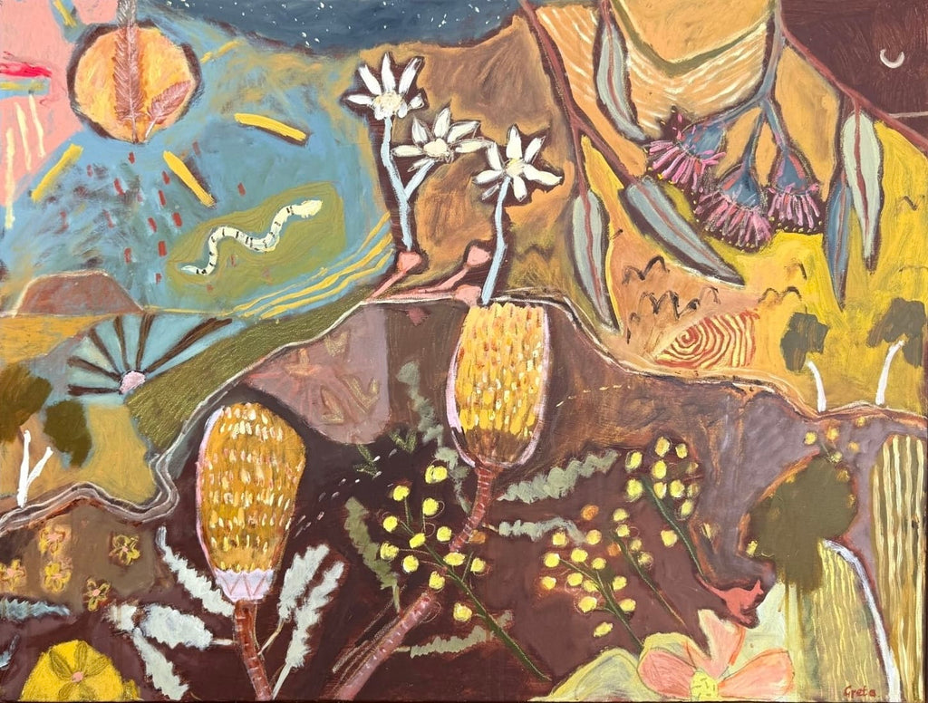 Where The Land Gathers - Limited Edition Print-Prints-Greta Hounslow-Greenhouse Interiors Pty Ltd