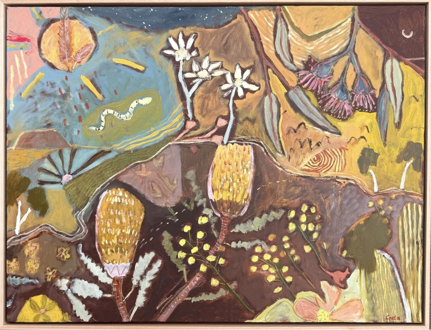 Where The Land Gathers - Limited Edition Print-Prints-Greta Hounslow-Greenhouse Interiors Pty Ltd