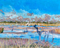 Fivebough Wetlands 10 - Original Art-Original Art-Linzie Joanne-Greenhouse Interiors Pty Ltd