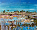 Fivebough Wetlands 11 - Original Art-Original Art-Linzie Joanne-Greenhouse Interiors Pty Ltd