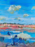 Fivebough Wetlands 9 - Original Art-Original Art-Linzie Joanne-Greenhouse Interiors Pty Ltd