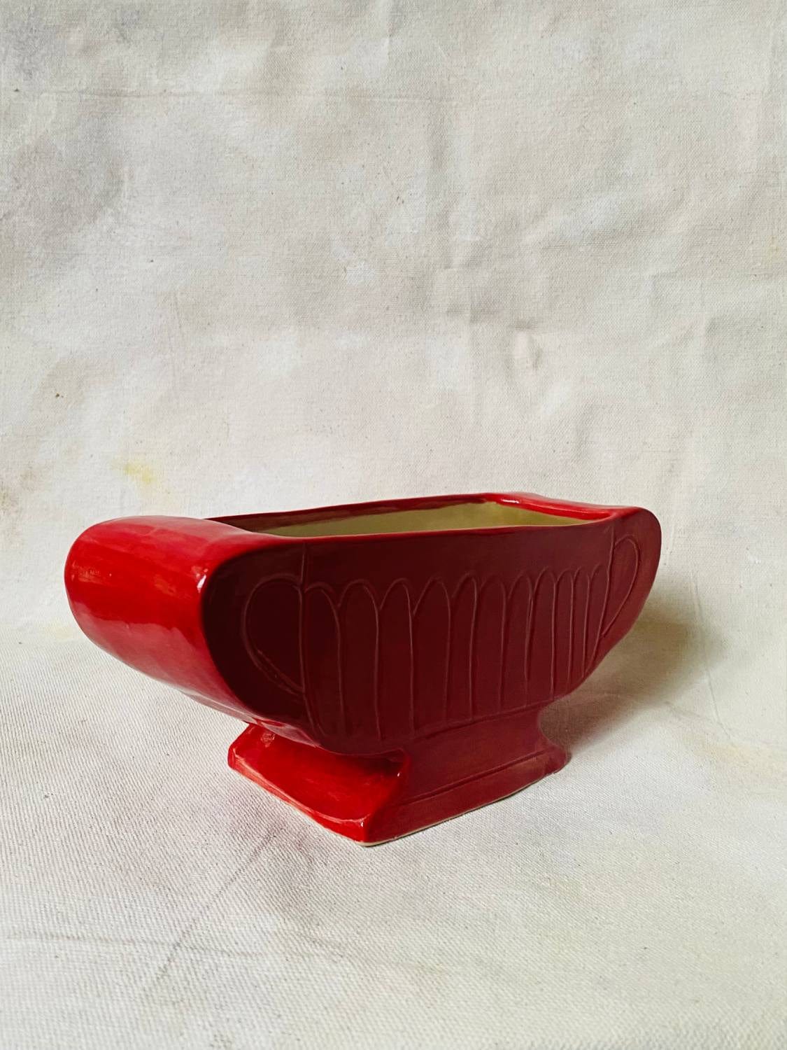 Small Red Mantle Vase