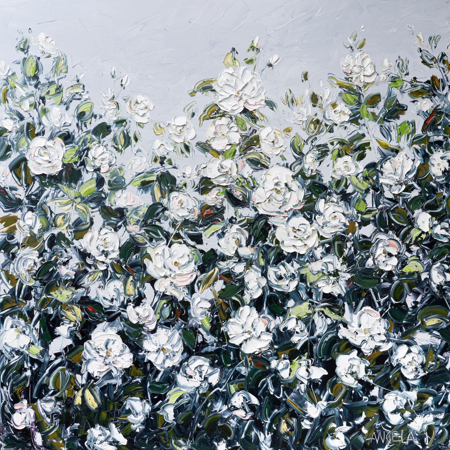 Whispers In White - Original Art-Original Art-Angela Hawkey-Greenhouse Interiors Pty Ltd
