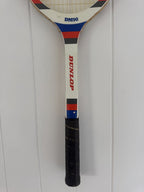 Vintage Tennis Racquet Wall Art - Blue Heart