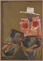 Chaps Rodeo - Original Painting-Original Art-Marcia Priestley-Greenhouse Interiors Pty Ltd