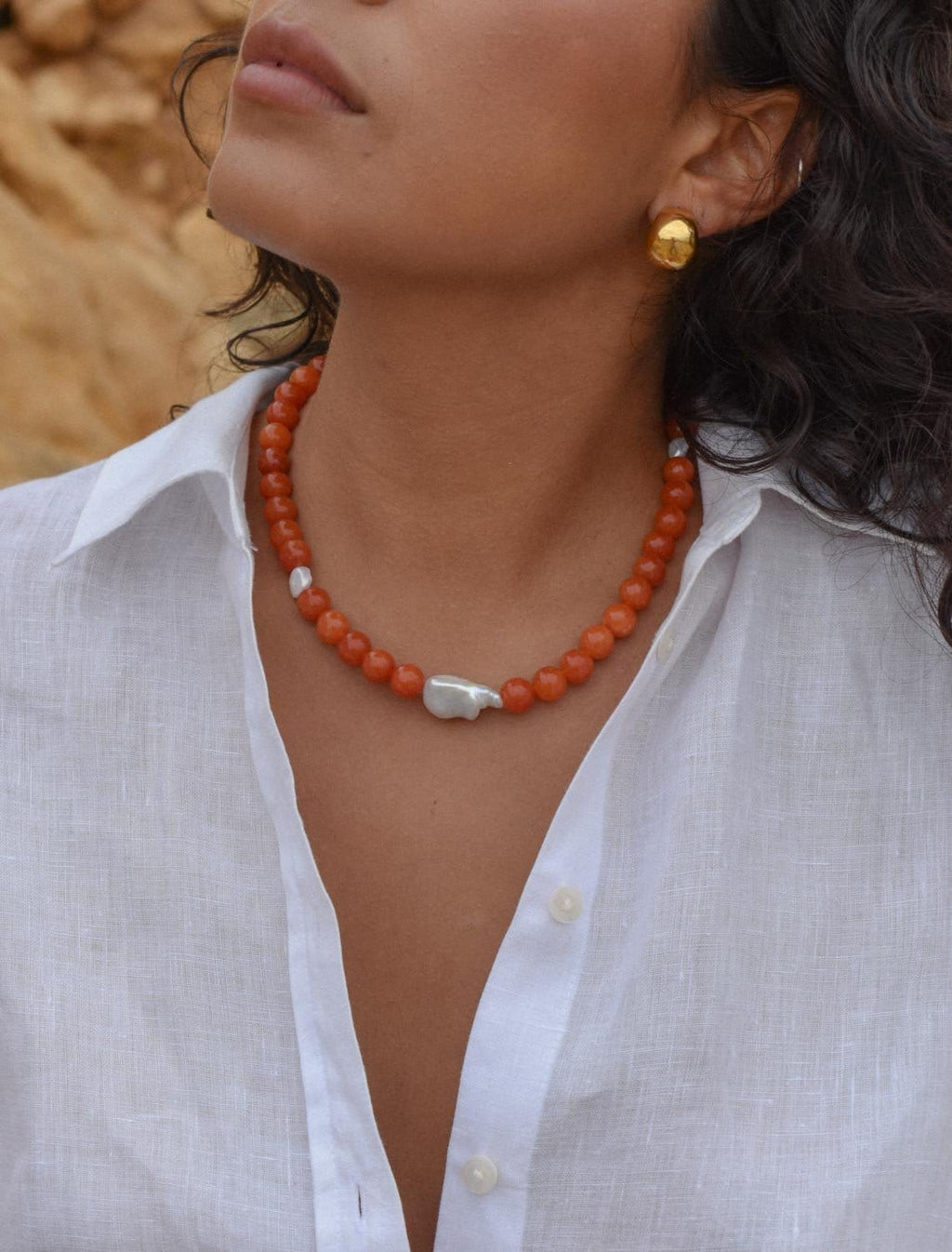 Lily & May - Ember Necklace-Jewellery-Lily and May-Greenhouse Interiors Pty Ltd