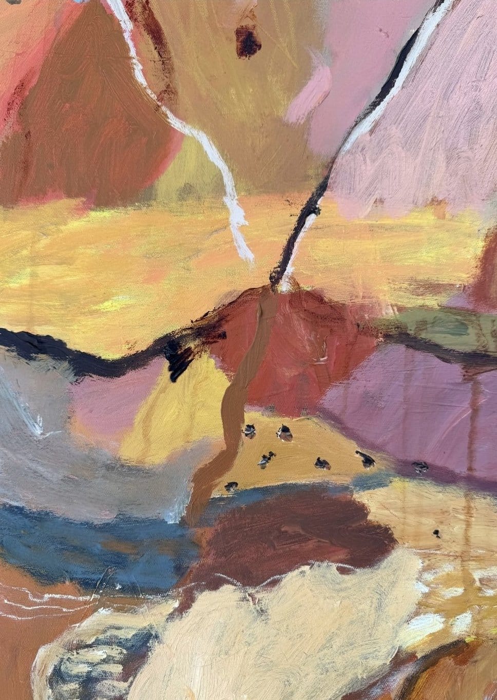 Sundown At Kata Tjuta  - Original Artwork