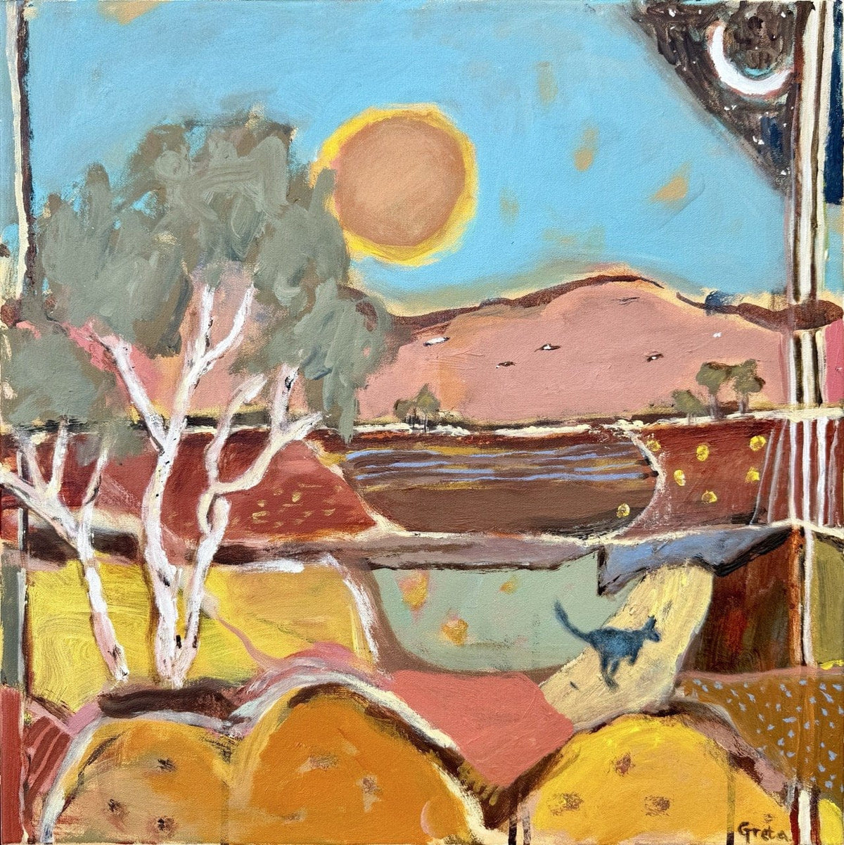 Unfading Riverbed - Original Art