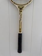 Vintage Tennis Racquet Wall Art - Dark Olive Heart