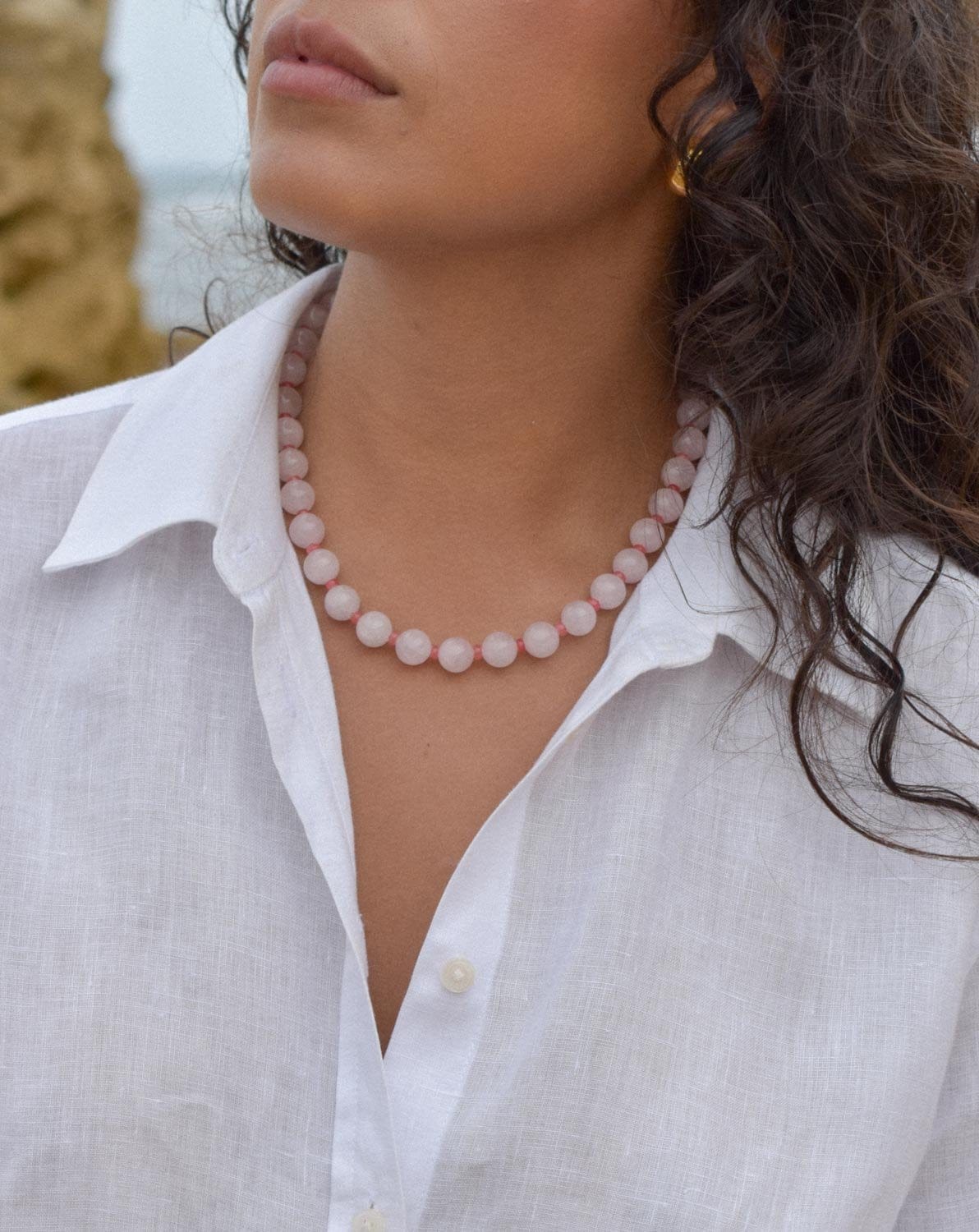 Lily & May - Rose Necklace-Jewellery-Lily and May-Greenhouse Interiors Pty Ltd