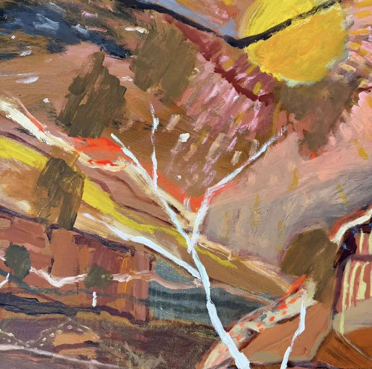 Eucalyptus Moon  - Original Artwork-Original Art-Greta Hounslow-Greenhouse Interiors