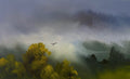 Flying Through The Light - Original Art
