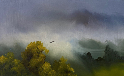 Flying Through The Light - Original Art