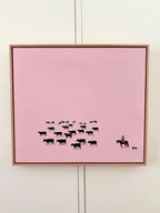 The Pink Ladies - Original Art-Original Art-Alli Geers-Greenhouse Interiors Pty Ltd