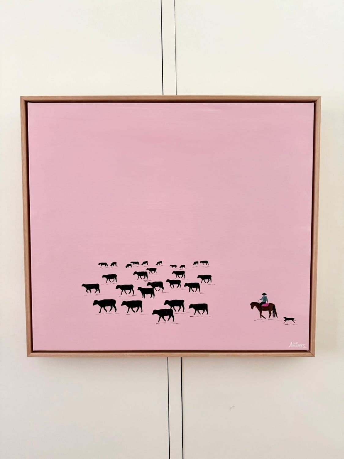 The Pink Ladies - Original Art-Original Art-Alli Geers-Greenhouse Interiors Pty Ltd