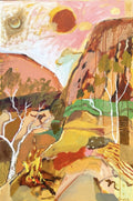 Campfire Country - Original Artwork-Original Art-Greta Hounslow-Greenhouse Interiors Pty Ltd