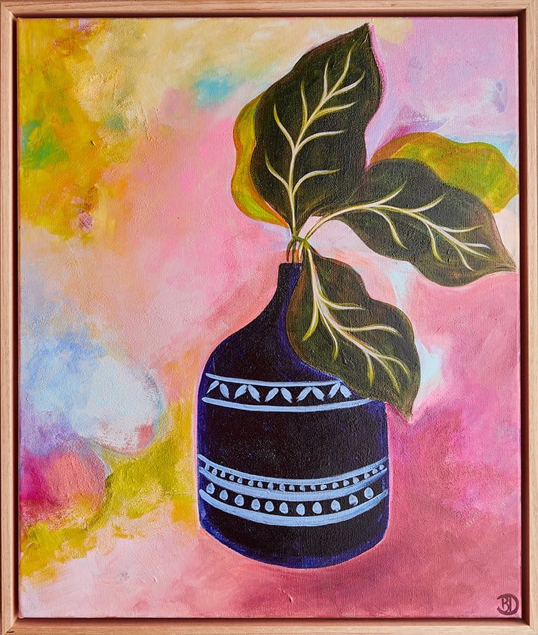 House Plants And Rainbows - Original Art