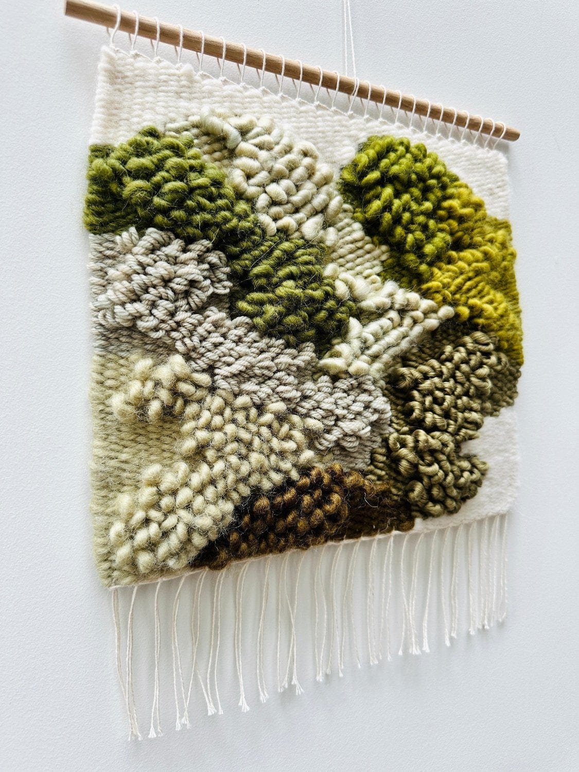 Moss Mini 17 - Handwoven Art