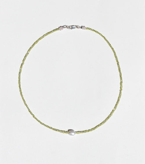 Lily & May - Peridot Necklace-Jewellery-Lily and May-Greenhouse Interiors Pty Ltd