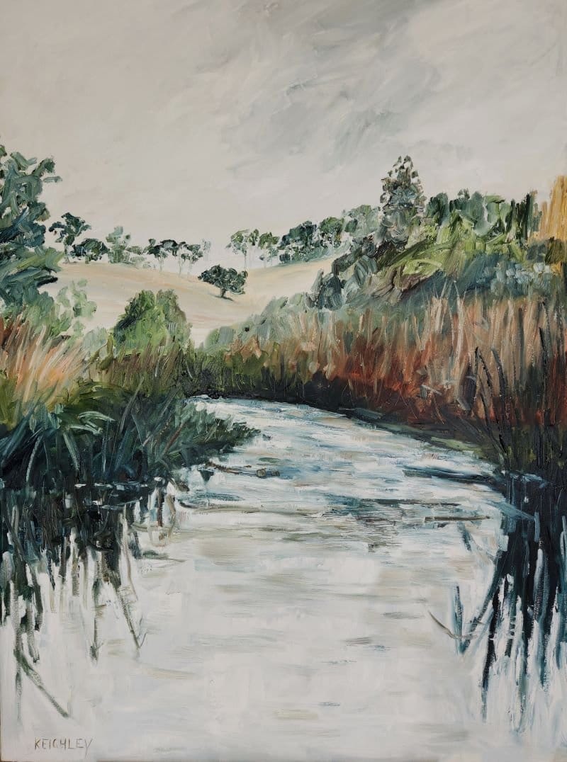 Hibiki - Original Art-Original Art-Michelle Keighley-Greenhouse Interiors Pty Ltd
