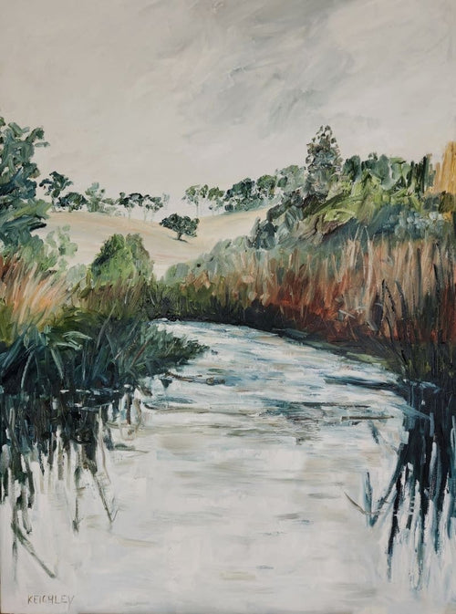 Hibiki - Original Art-Original Art-Michelle Keighley-Greenhouse Interiors Pty Ltd