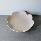 Scalloped Pedestal Bowl - Pink Champagne