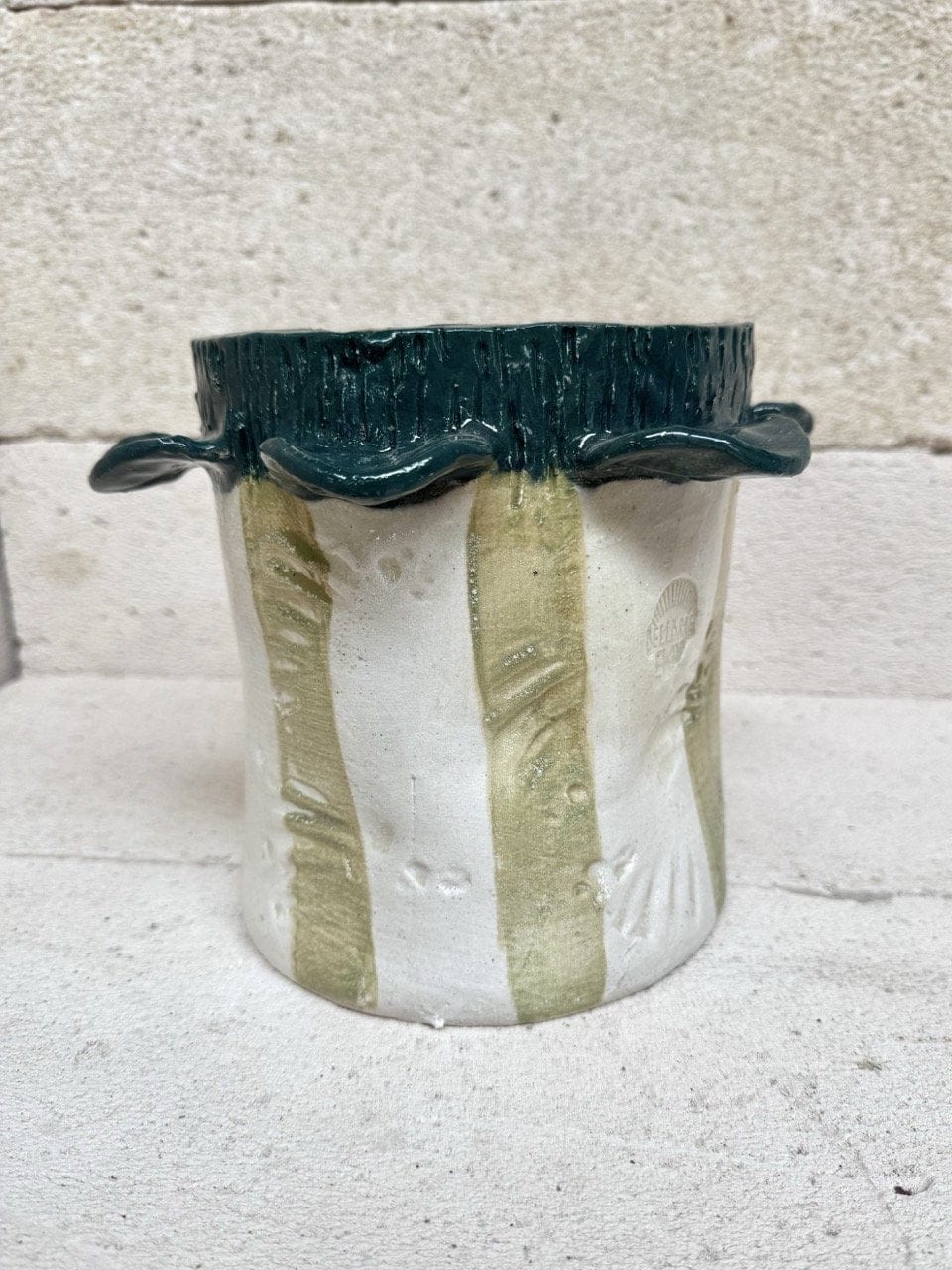 Ice / Flower Bucket - 'Oriental Apple'