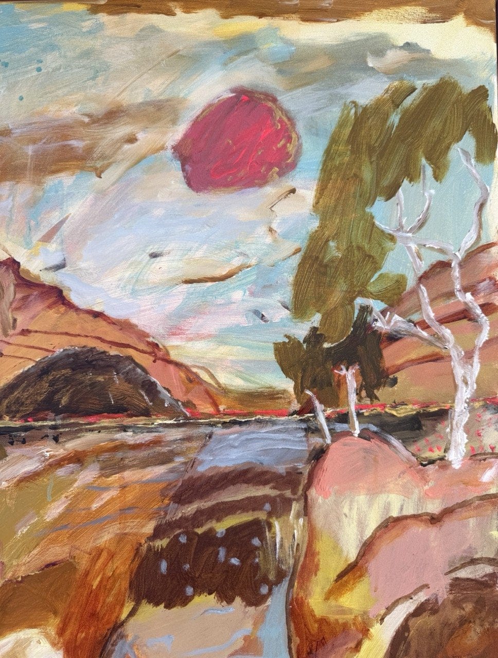 Sundown At Kings Canyon - Original Art