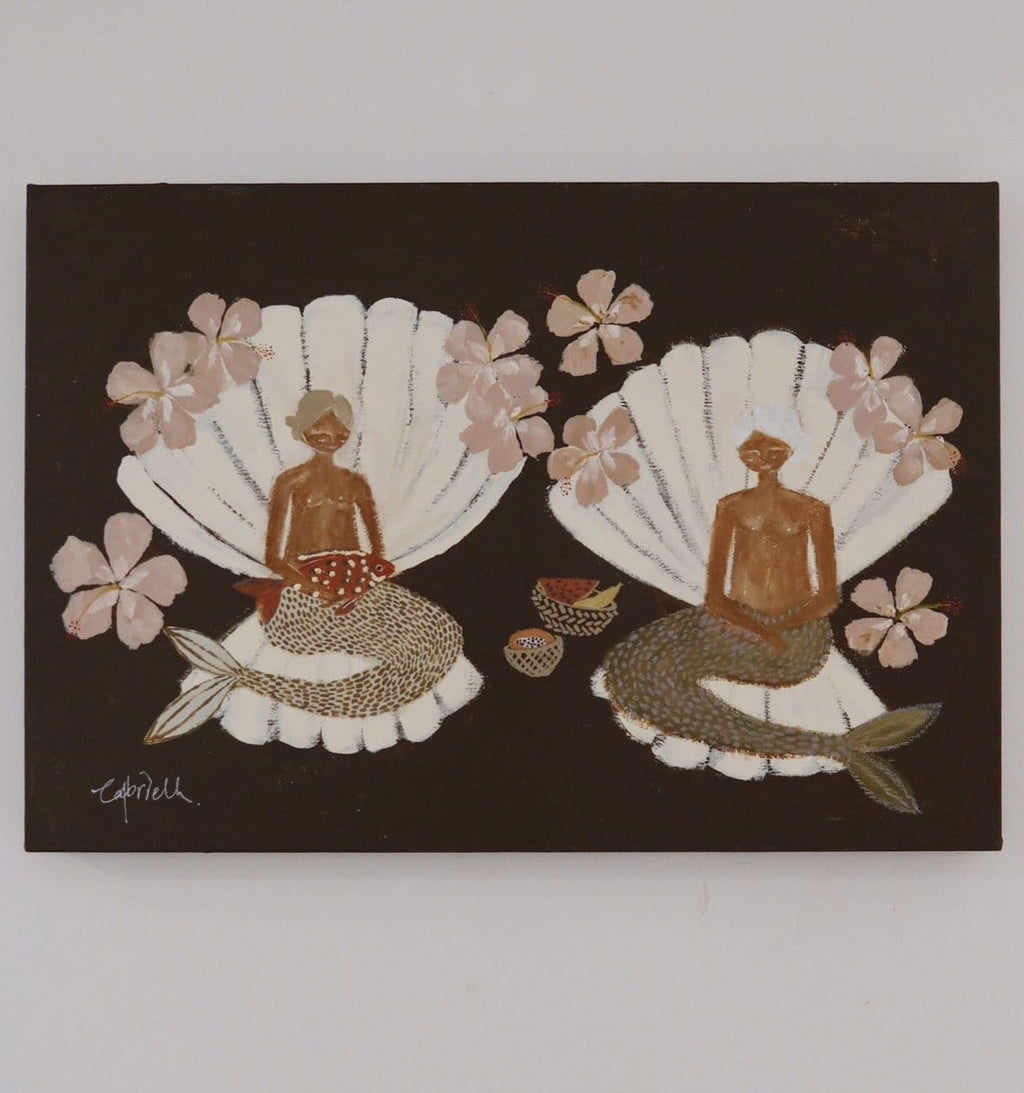 Mermaids Side By Side - Original Art