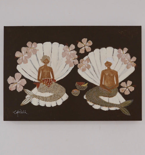 Mermaids Side By Side - Original Art