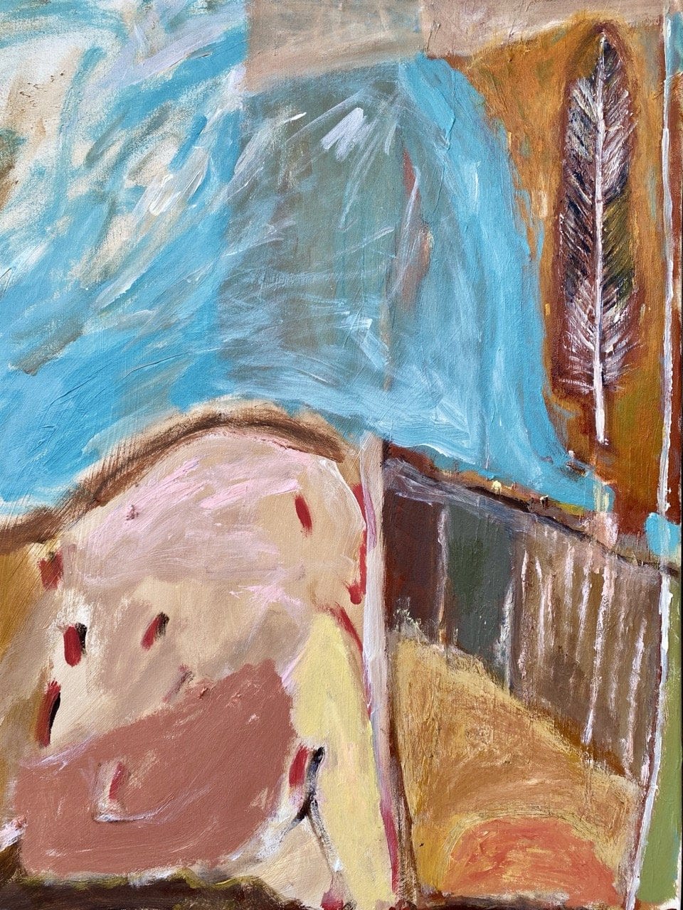 Woman &amp; Dingo - Original Art
