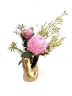 Skinny Crush Vase 'Gold'