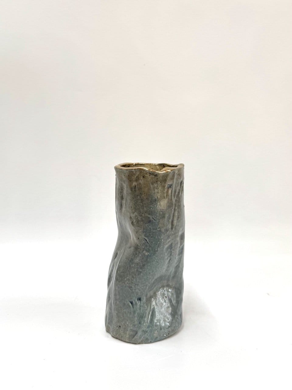 Mini Crush Vase 'Gold Steel'