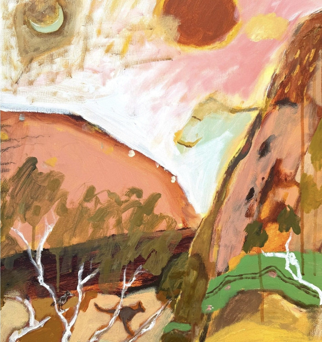 Campfire Country - Original Artwork-Original Art-Greta Hounslow-Greenhouse Interiors Pty Ltd