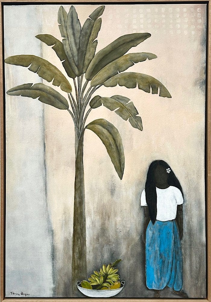 The Girl In The Blue Skirt - Original Artwork