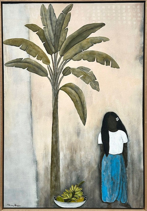 The Girl In The Blue Skirt - Original Artwork