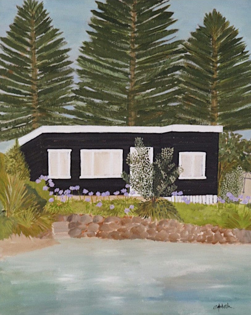 Black Shack By The Sea - Limited Edition Print