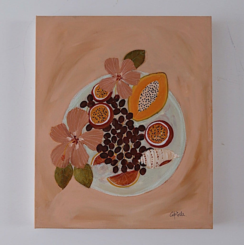At The Table - Original Art