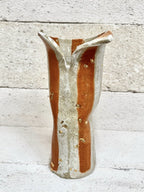 Skinny Crush Vase - 'Gold Copper Stripe'