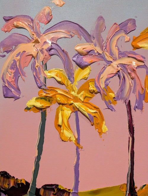Sunset Palms - Original Art