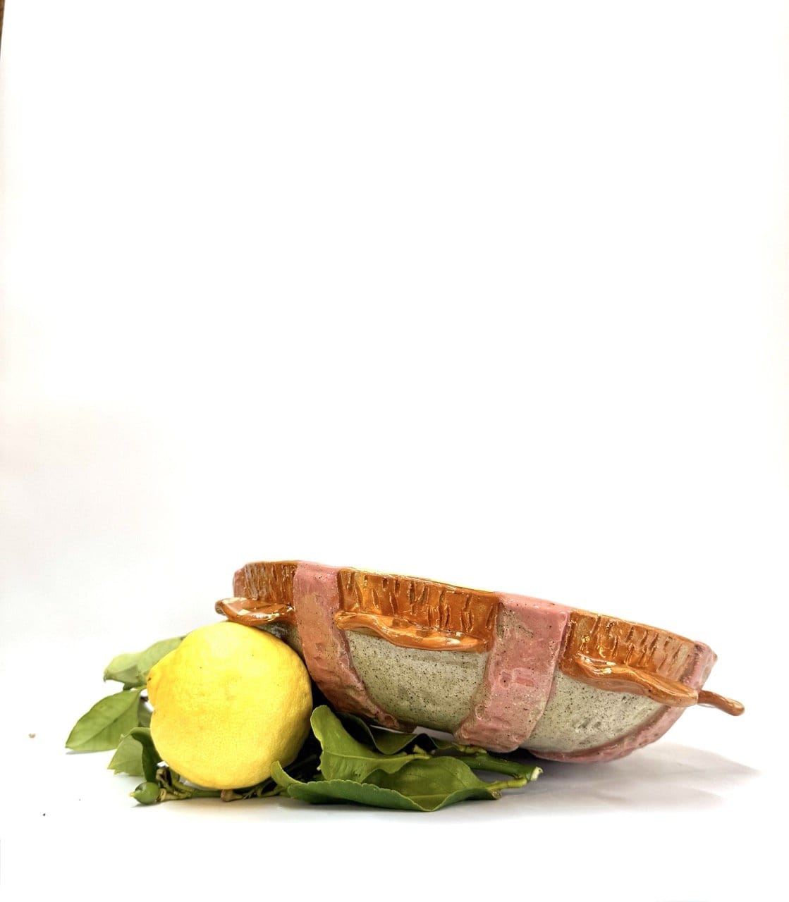 Deluxe Salad Bowl - 'Copper Pink Gold'