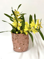 Short Crush Vase 'Pink Mud'
