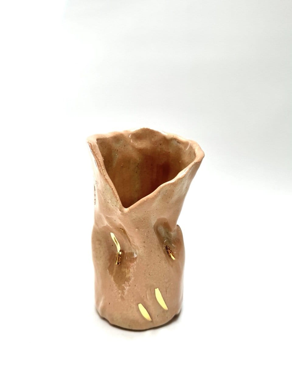 Mini Crush Vase 'Nude Gold'