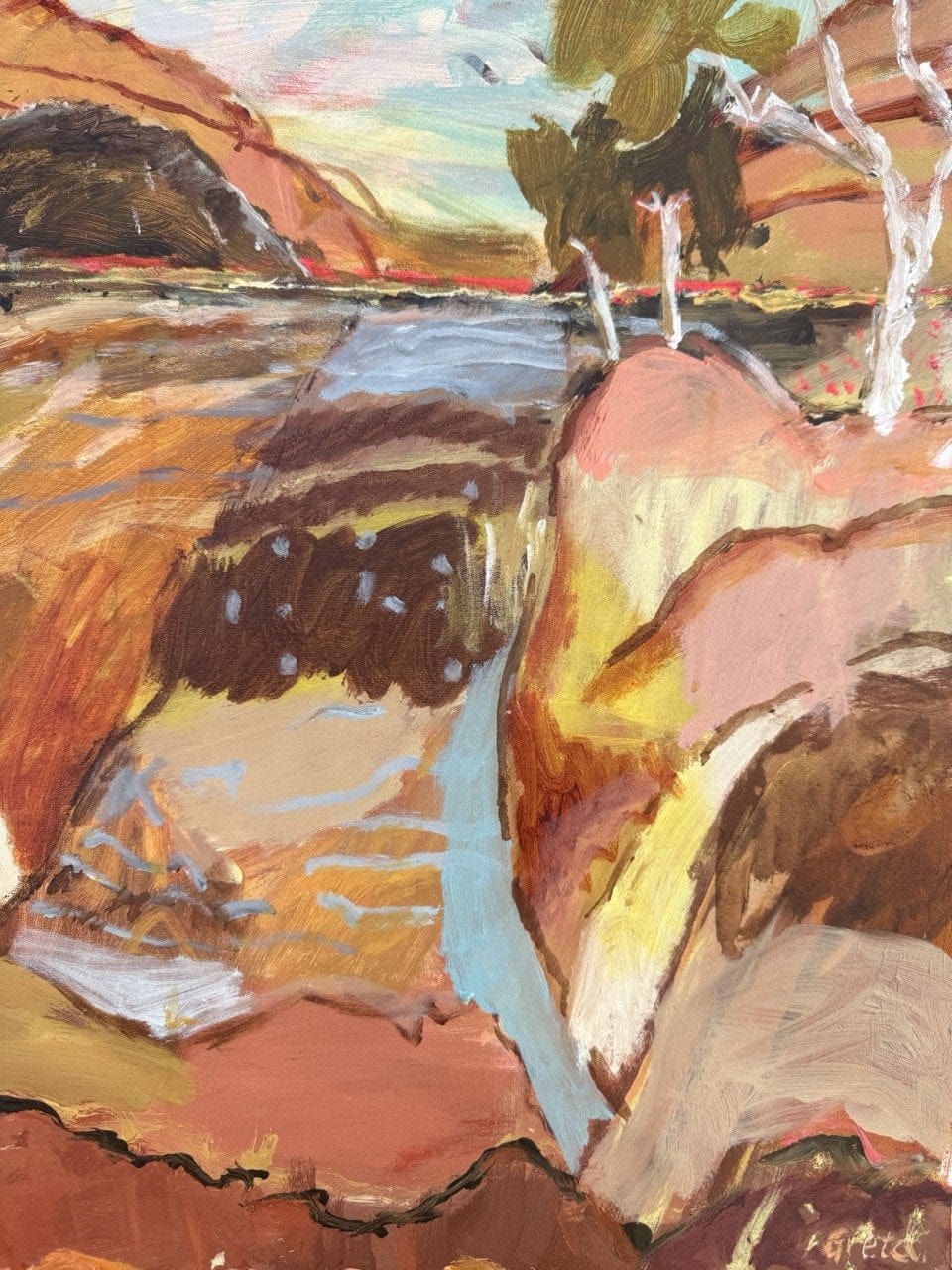 Sundown At Kings Canyon - Original Art