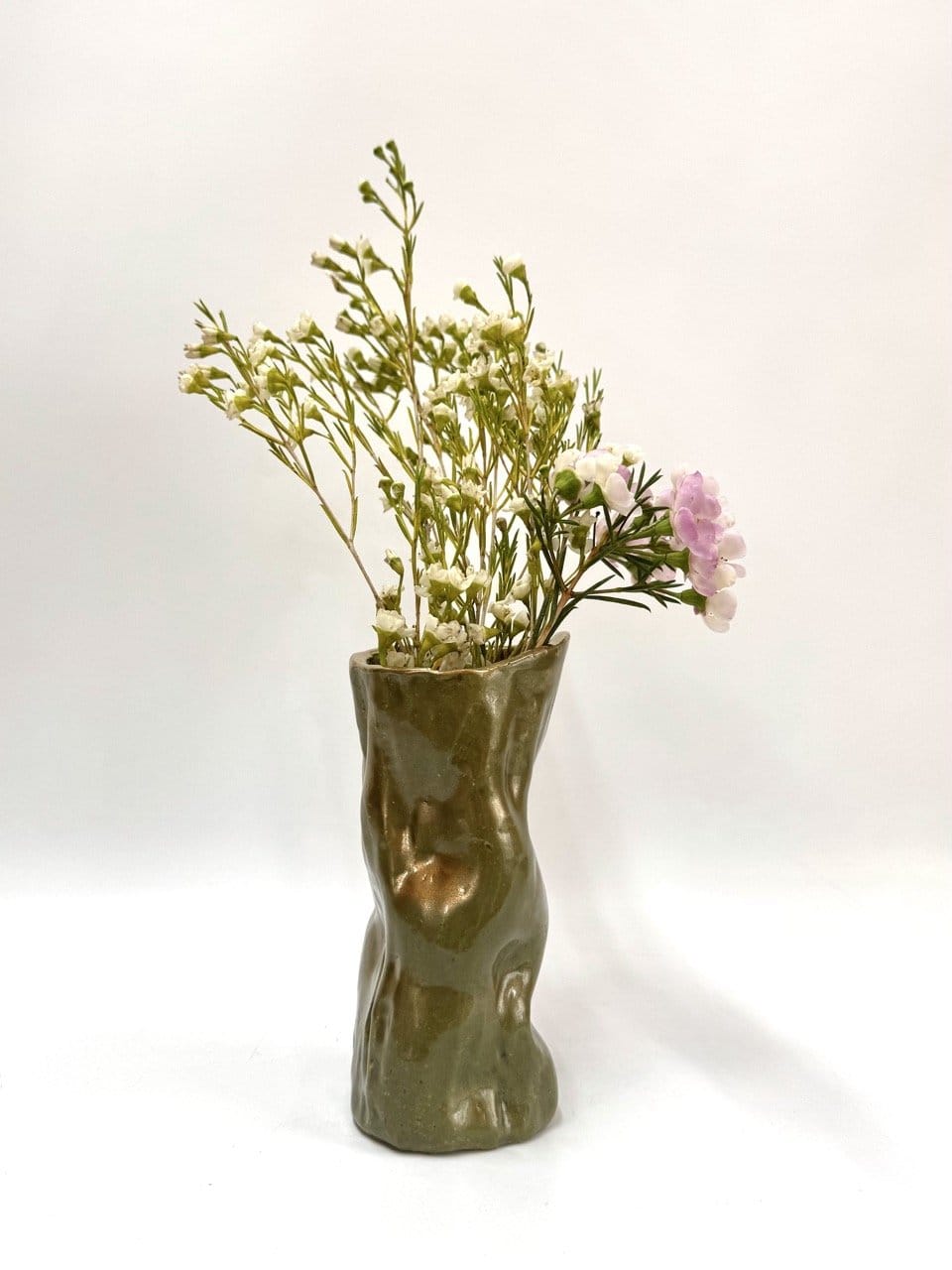 Mini Crush Vase 'Gold Grass'