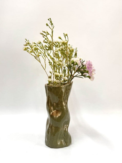 Mini Crush Vase 'Gold Grass'