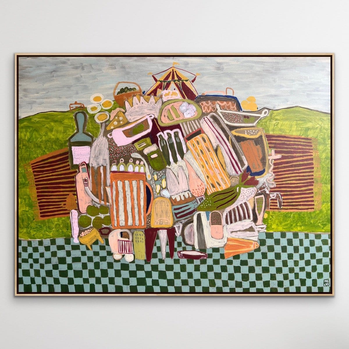 Walter's Birthday Picnic - Original Painting